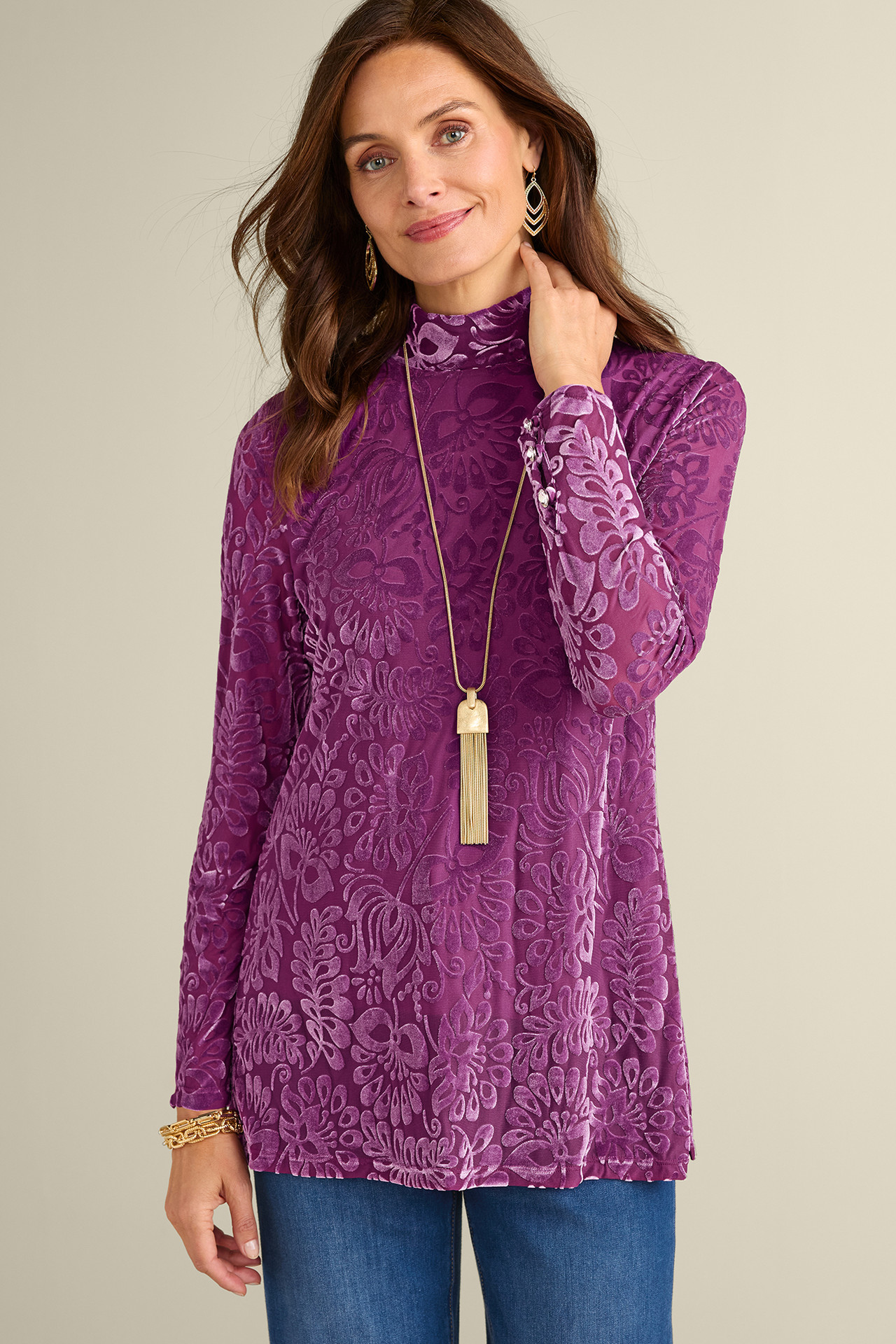 Walden Velvet Turtleneck