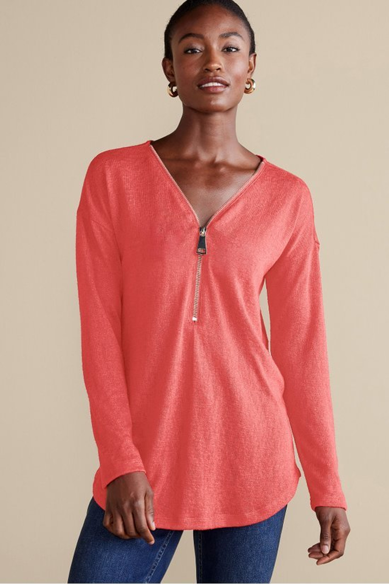 Valentina Zip Sweater