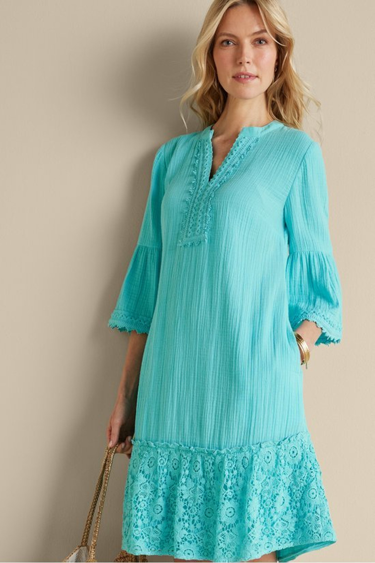 Kiona Gauze Short Dress