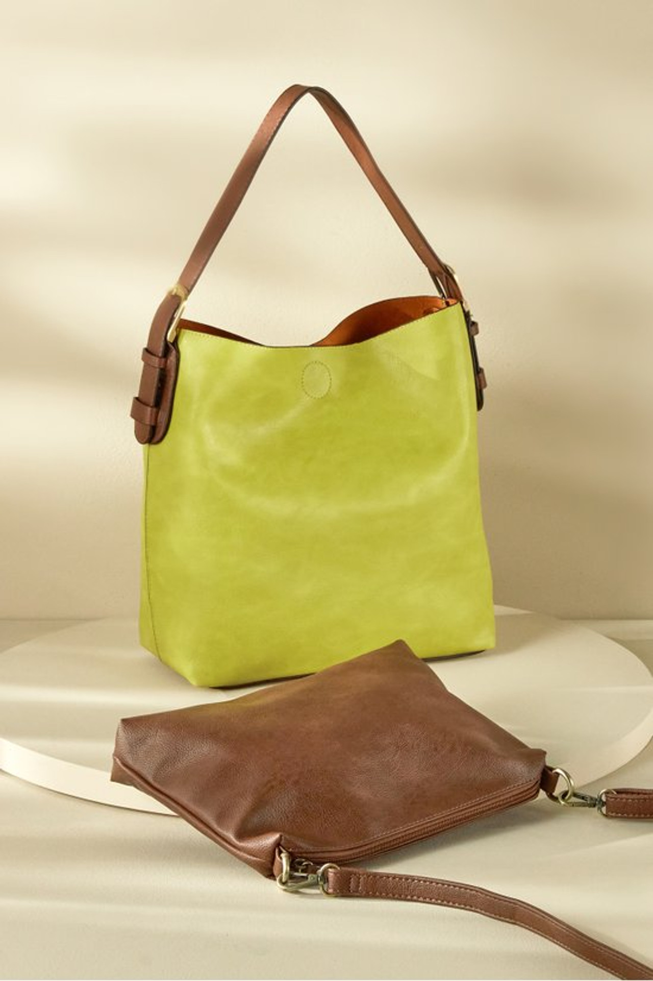 Gabrielle Vegan Leather Handbag