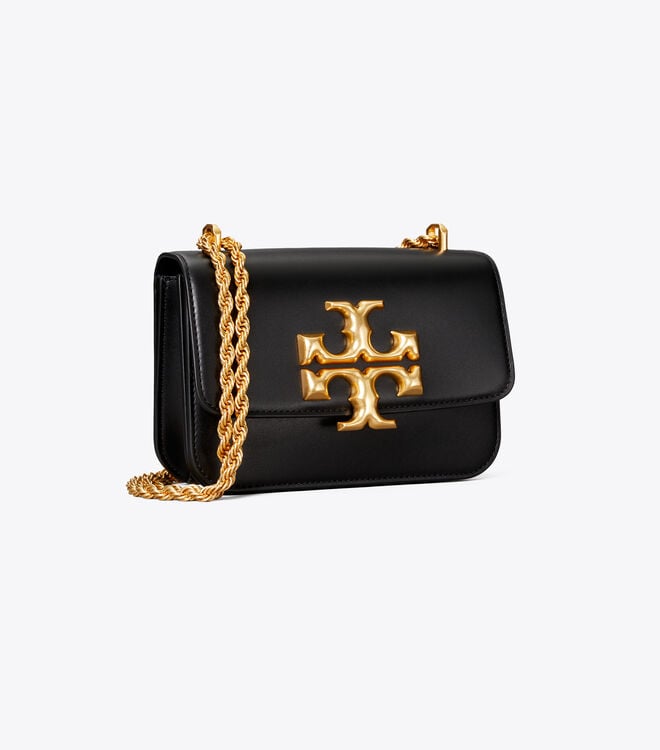 Women's Tory Burch Small Eleanor Crossbody Bags Black | GWNSRY-963 - Tory Burch Outlet Sale