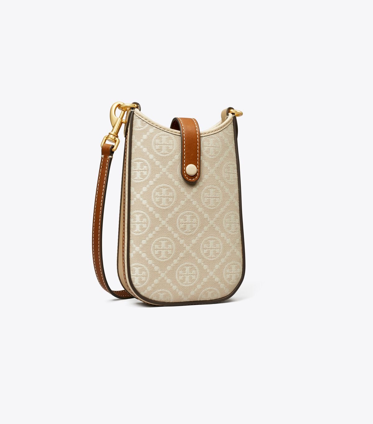 Women's Tory Burch T Monogram Phone Crossbody Bags Beige | XLSCYK-926 - Tory Burch Outlet Sale