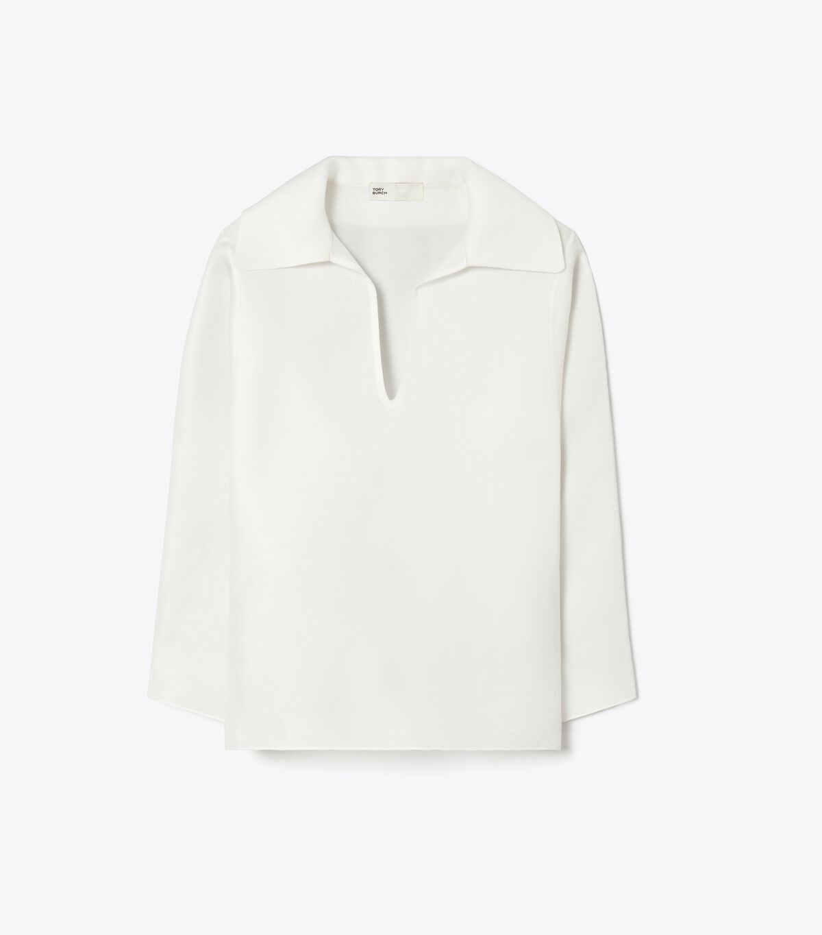 Women's Tory Burch Silk Gazar Tunic Tops Apricot | LPVQIO-562 - Tory Burch Outlet Sale