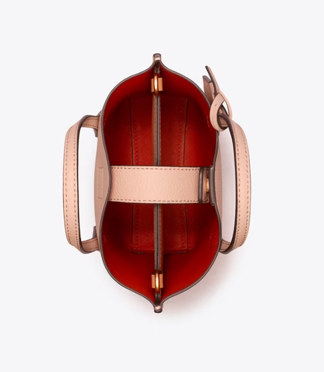 Women's Tory Burch Mini Perry Handbag Pink | WNFSAC-729 - Tory Burch Outlet Sale