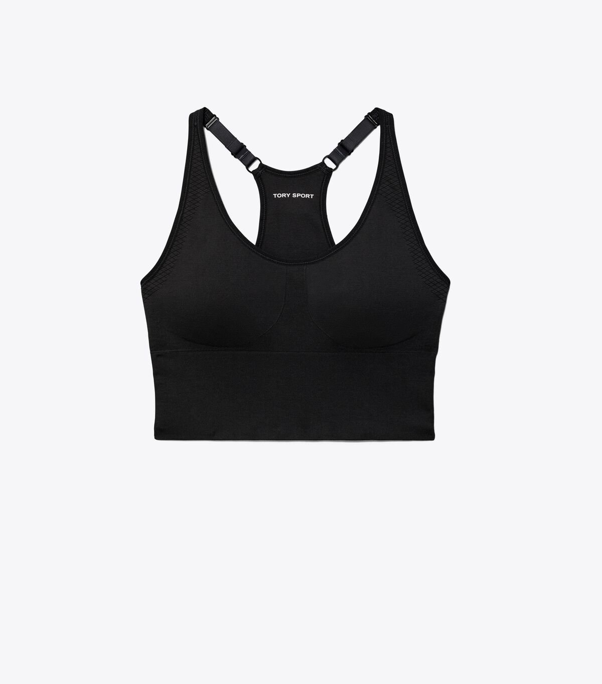 Women's Tory Burch Seamless Adjustable Long Bras Black | TGNALW-193 - Tory Burch Outlet Sale