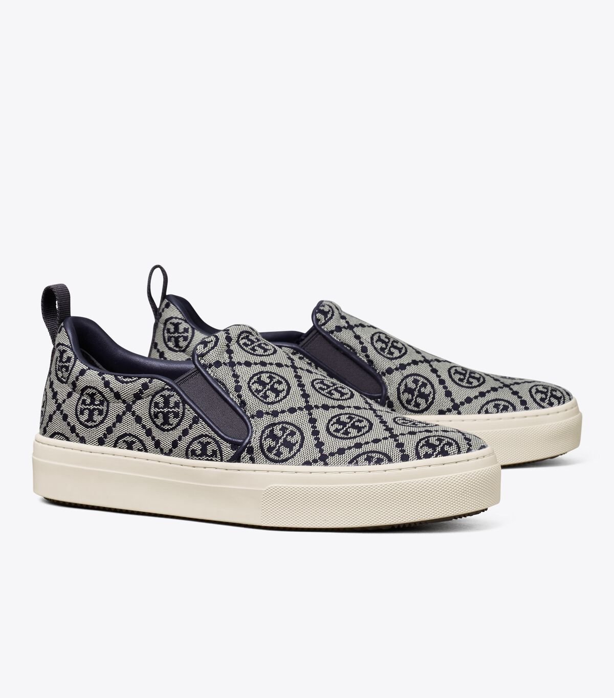Women's Tory Burch T Monogram Slip On Navy | HPEZIV-084 - Tory Burch Outlet Sale