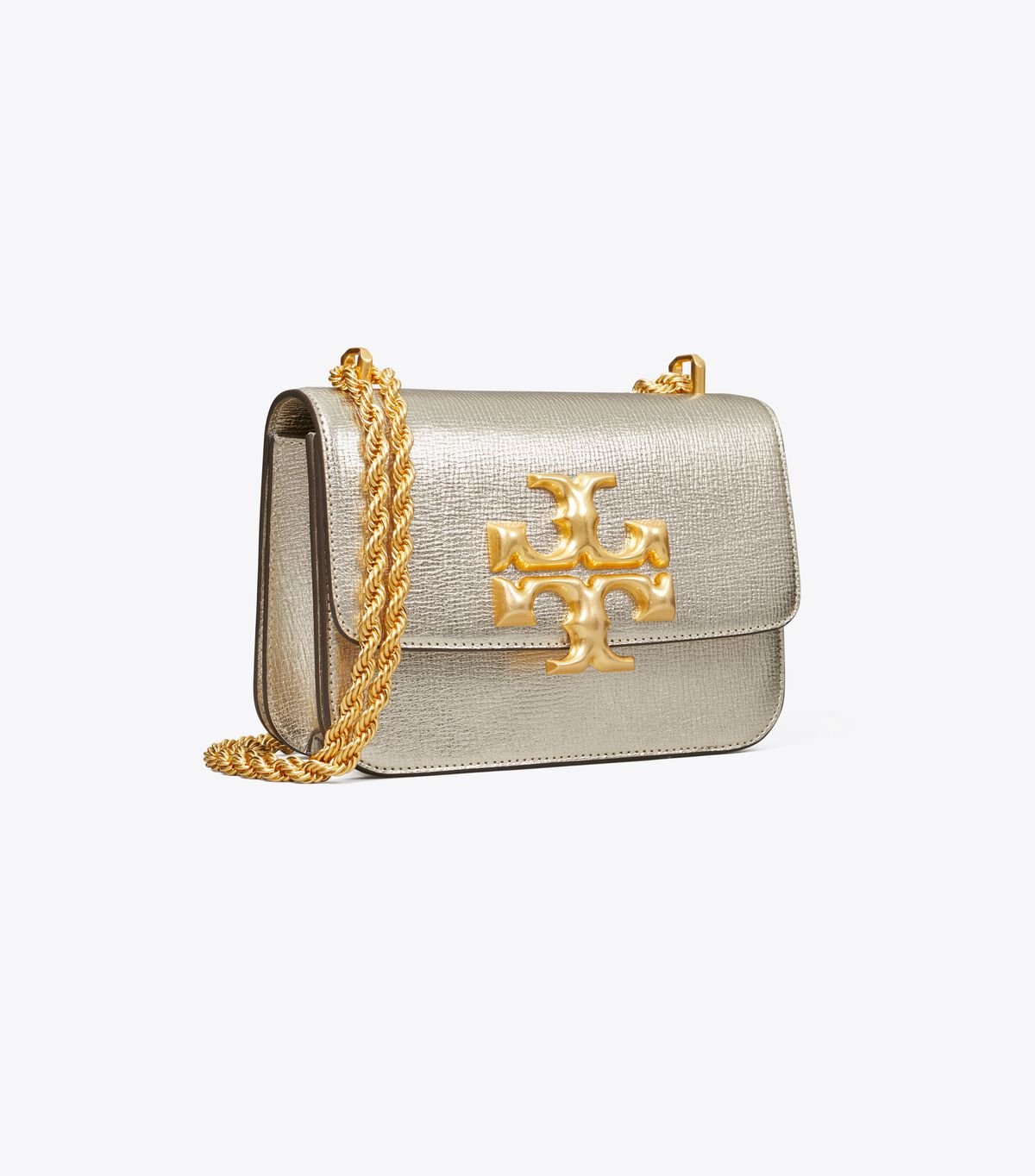 Women's Tory Burch Eleanor Small Crossbody Bags Gold | HQIZKF-578 - Tory Burch Outlet Sale