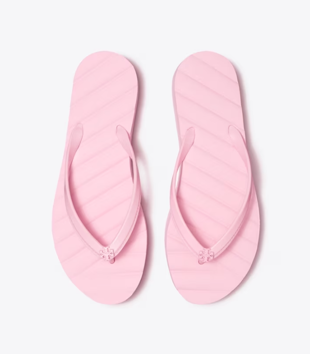 Women's Tory Burch Kira Flip Flops Pink | JKLCFN-056 - Tory Burch Outlet Sale