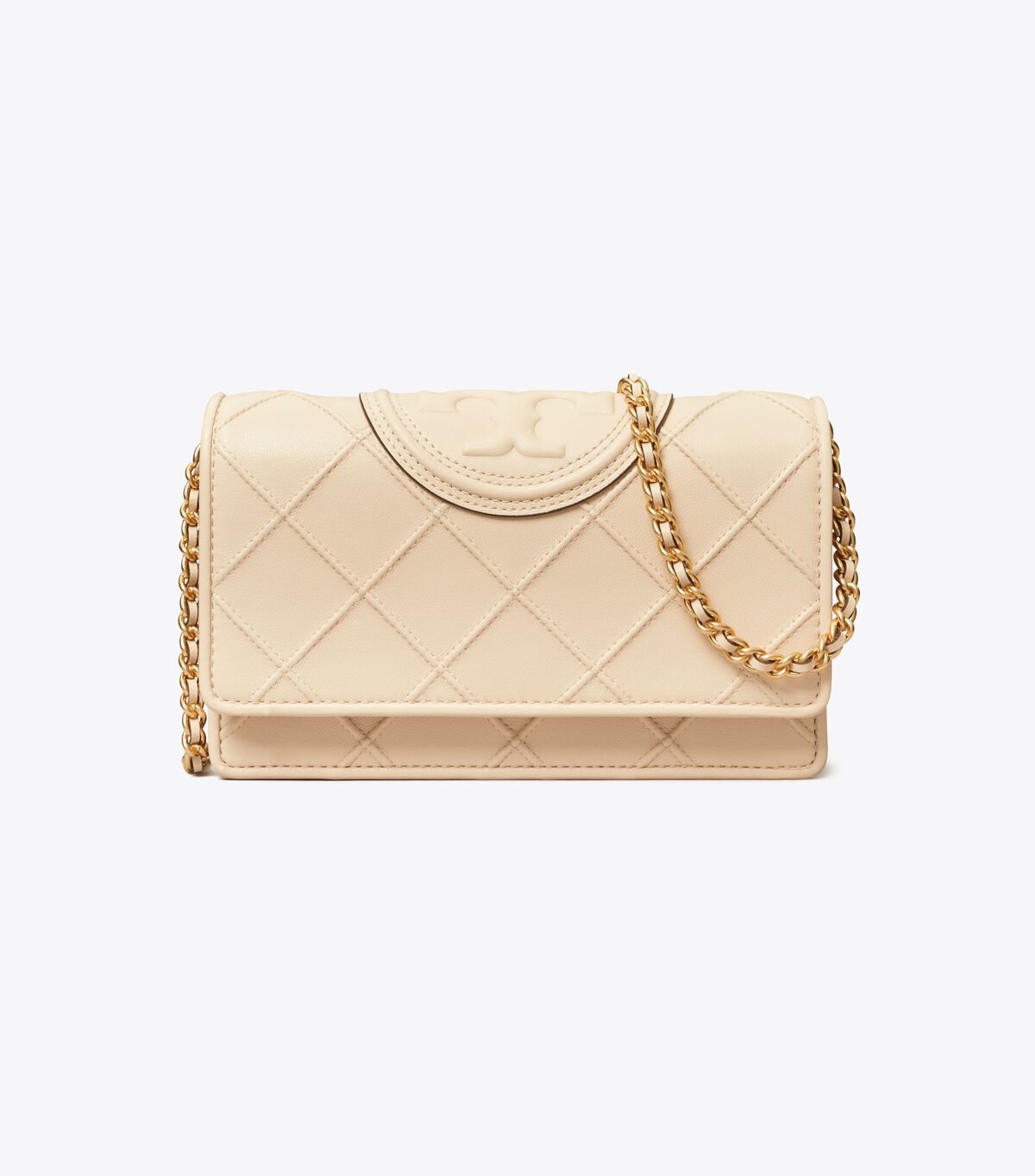 Women's Tory Burch Fleming Soft Chain Crossbody Bags Cream | GZIUSC-136 - Tory Burch Outlet Sale