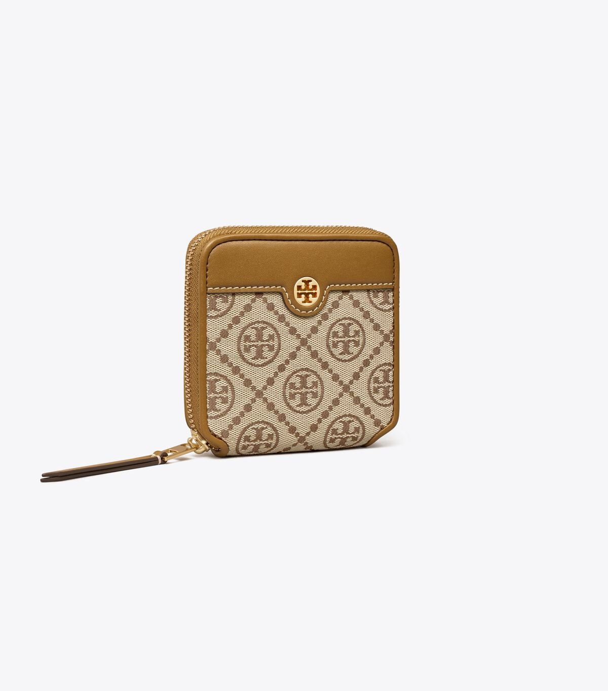 Women's Tory Burch T Monogram Bi-fold Wallets Apricot | HXKNLB-163 - Tory Burch Outlet Sale