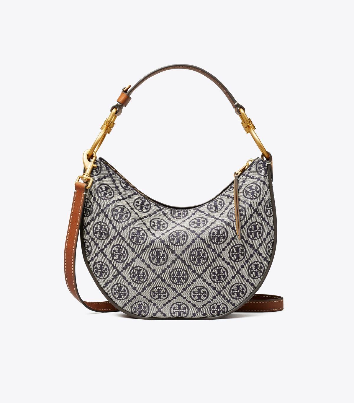 Women's Tory Burch T Monogram Jacquard Mini Shoulder Bags Navy | NHKVZR-160 - Tory Burch Outlet Sale