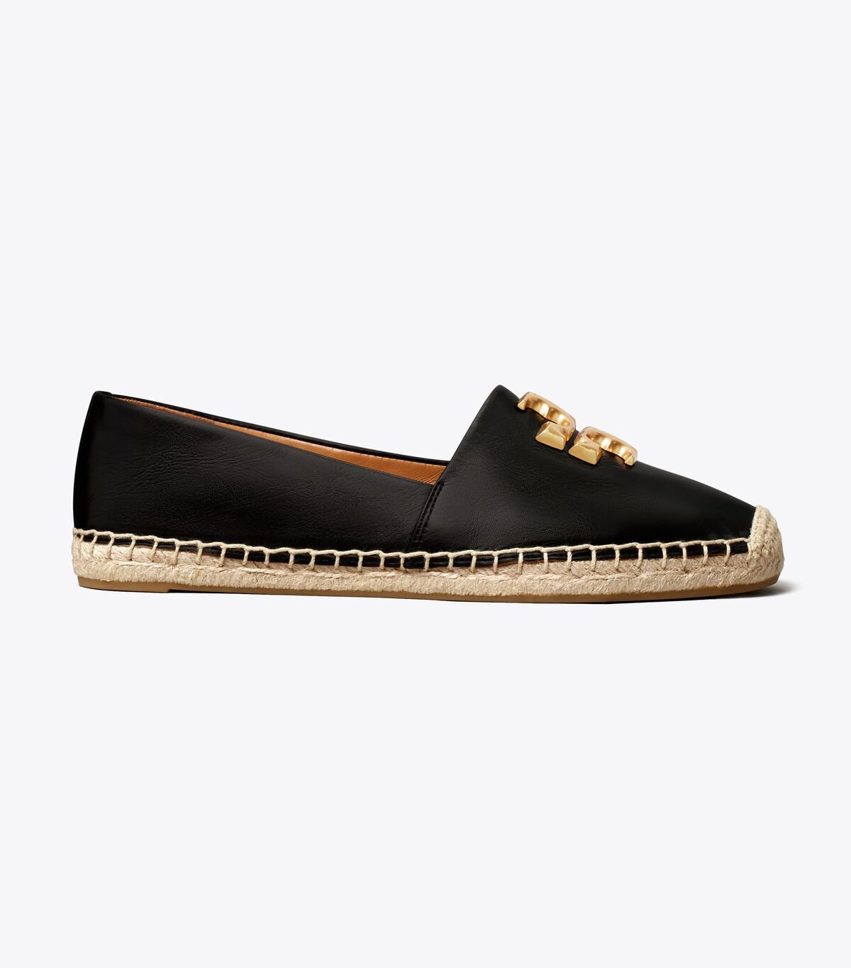Women's Tory Burch Eleanor Espadrille Black | CUARLS-138 - Tory Burch Outlet Sale