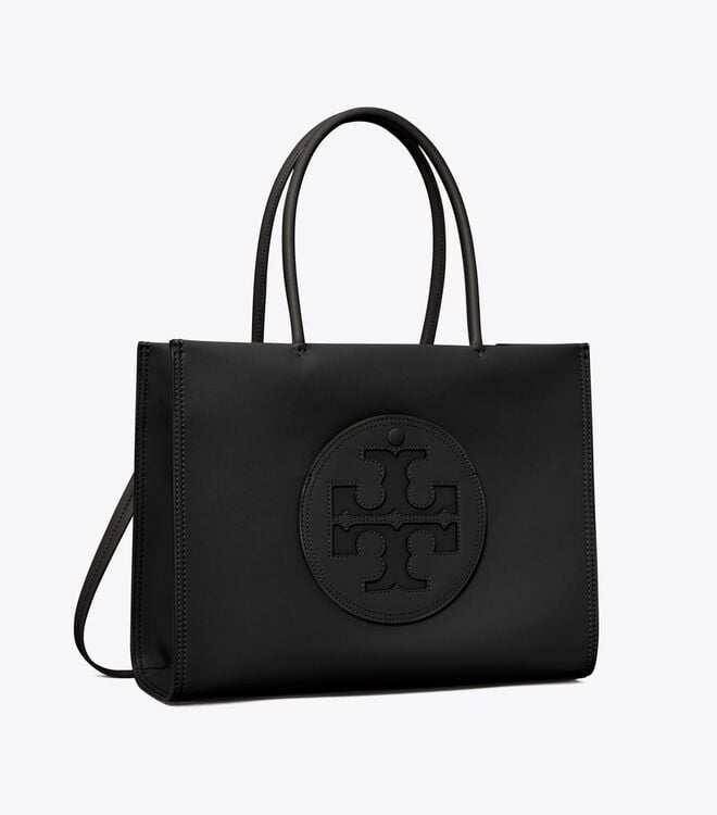 Women's Tory Burch Small Ella Bio Tote Bags Black | GBPNJS-967 - Tory Burch Outlet Sale