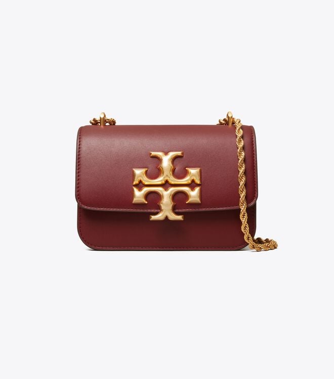 Women's Tory Burch Small Eleanor Mini Bags Burgundy | LKDBIY-056 - Tory Burch Outlet Sale