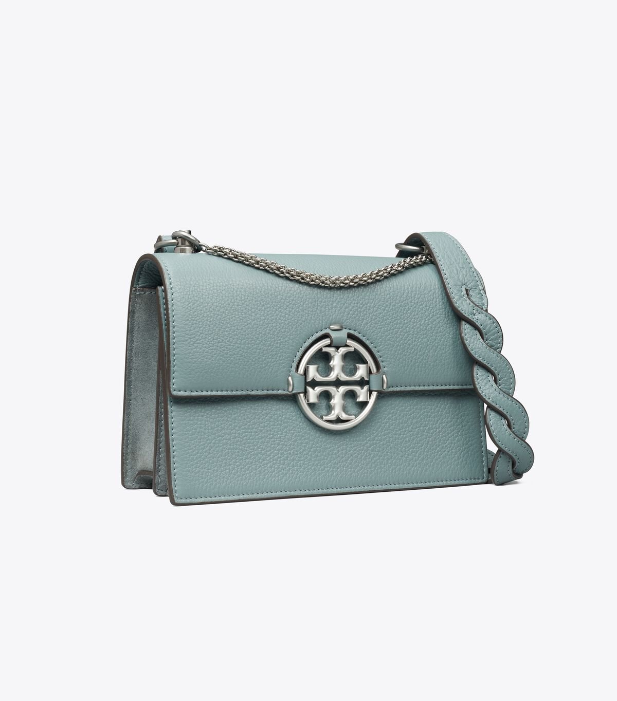 Women's Tory Burch Small Miller Shoulder Bags Blue | MBNURA-205 - Tory Burch Outlet Sale