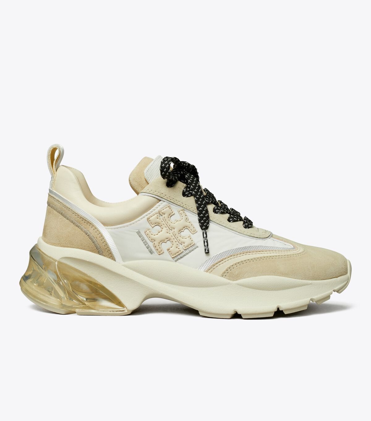 Women's Tory Burch Good Luck Sneakers Beige | LBJFTQ-854 - Tory Burch Outlet Sale