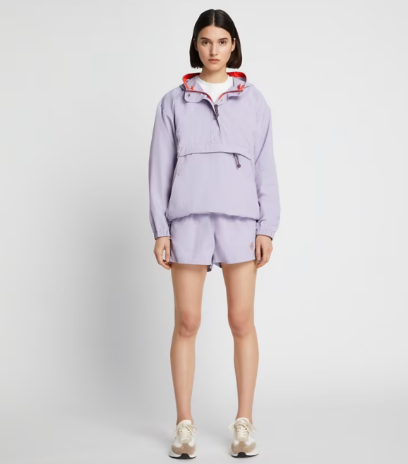 Women's Tory Burch Nylon Half-zip Windbreaker Lavender | OQJNTH-086 - Tory Burch Outlet Sale