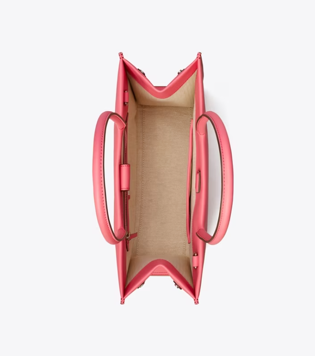 Women's Tory Burch Small Ella Bio Handbag Pink | YSGJFT-143 - Tory Burch Outlet Sale