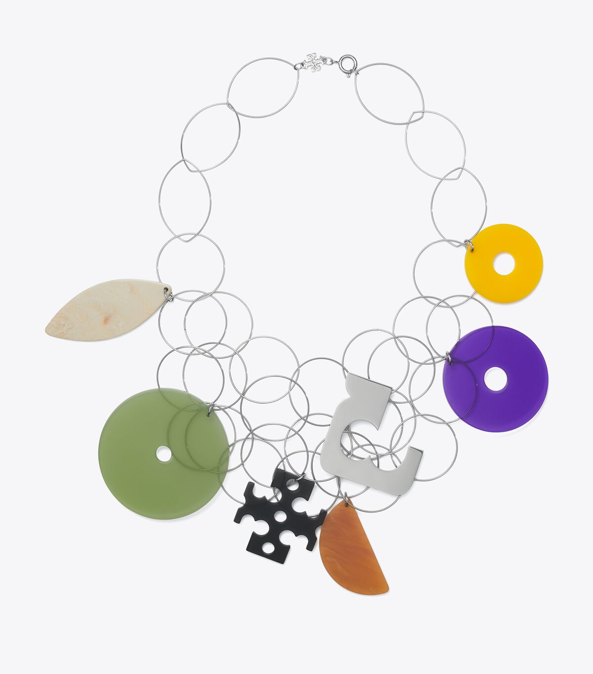 Women's Tory Burch Abstract Resin Necklace Multicolor | BMRXFD-761 - Tory Burch Outlet Sale