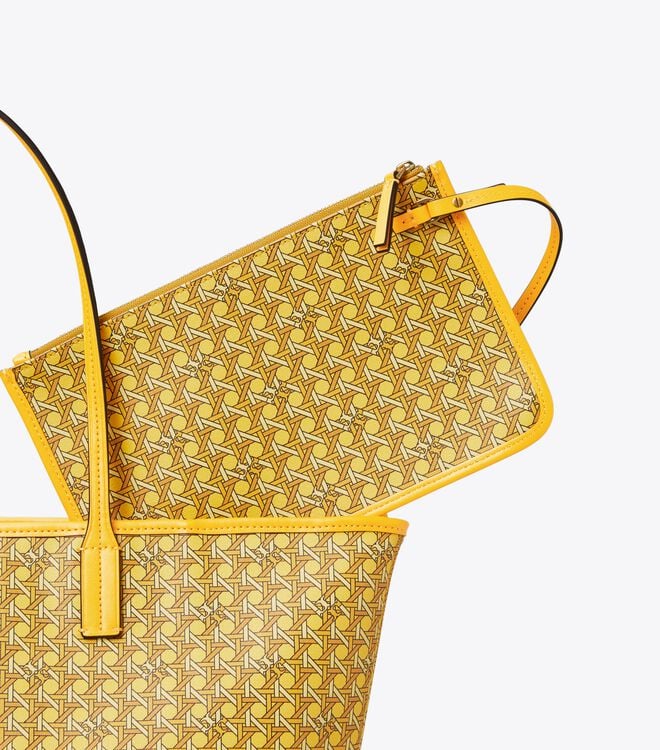 Women's Tory Burch Ever-ready Zip Tote Bags Yellow | KJAVZT-653 - Tory Burch Outlet Sale