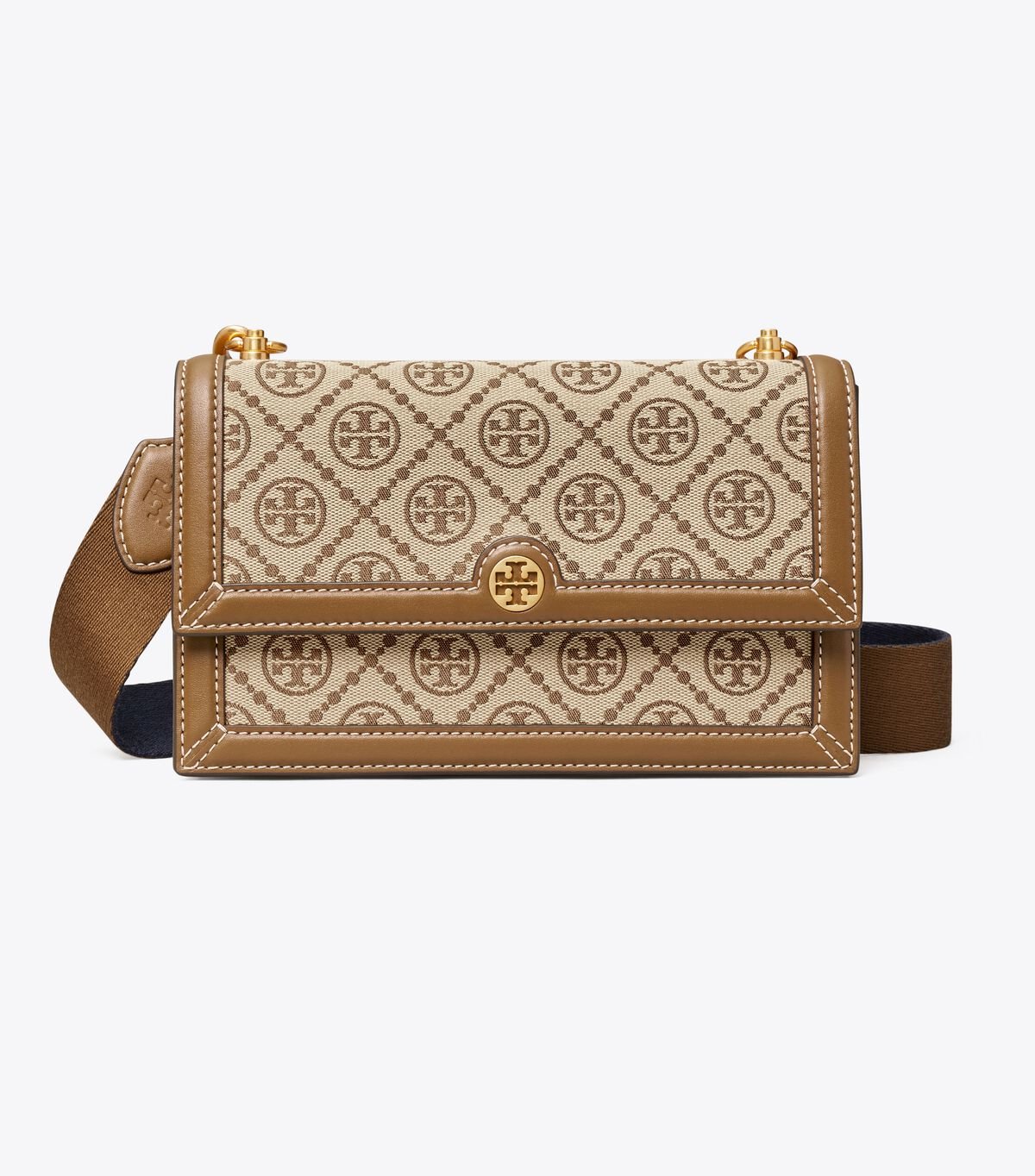 Women's Tory Burch Mini T Monogram Shoulder Bags Beige | FPRCYW-120 - Tory Burch Outlet Sale