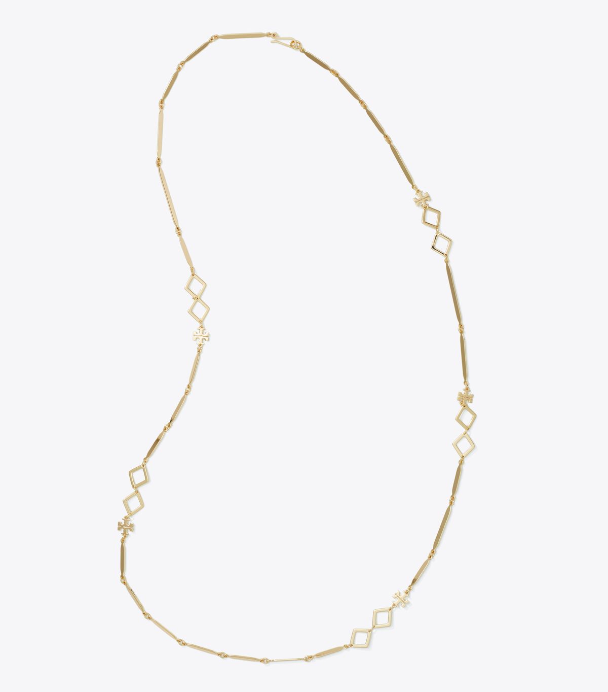Women's Tory Burch Roxanne Geo Necklace Gold | SWTGBE-957 - Tory Burch Outlet Sale