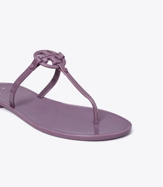 Women's Tory Burch Mini Miller Jelly Thong Sandal Sandals Purple | NFBWMK-504 - Tory Burch Outlet Sale