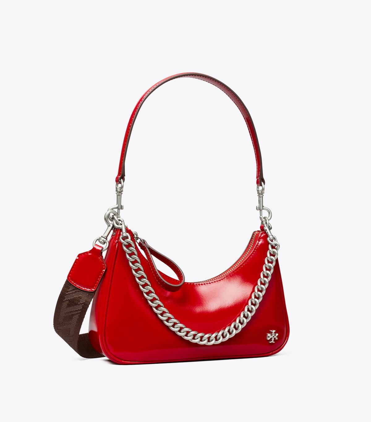 Women's Tory Burch Small 151 Mercer Spazzolato Mini Bags Red | USXLYZ-104 - Tory Burch Outlet Sale