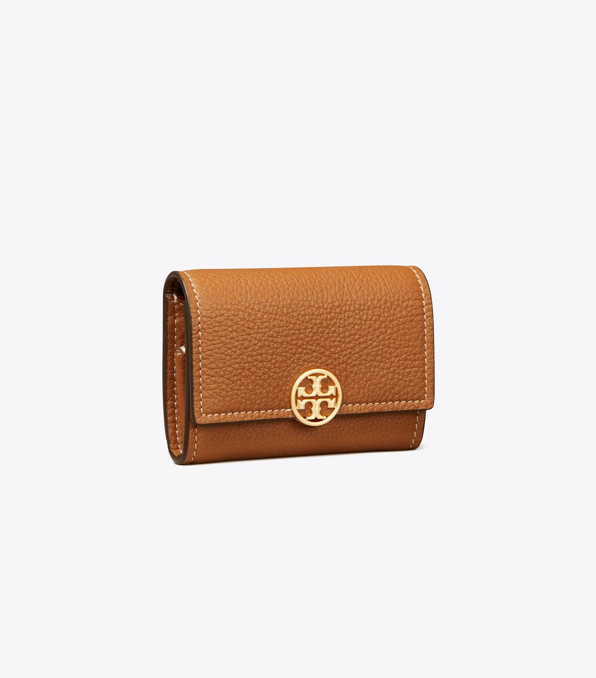 Women's Tory Burch Mini Miller Wallets Brown | QTEROM-645 - Tory Burch Outlet Sale