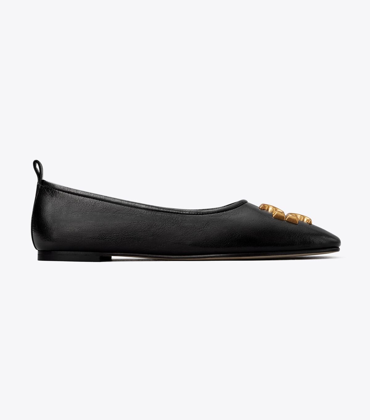 Women's Tory Burch Eleanor Ballet Flats Black | HRFSQK-691 - Tory Burch Outlet Sale