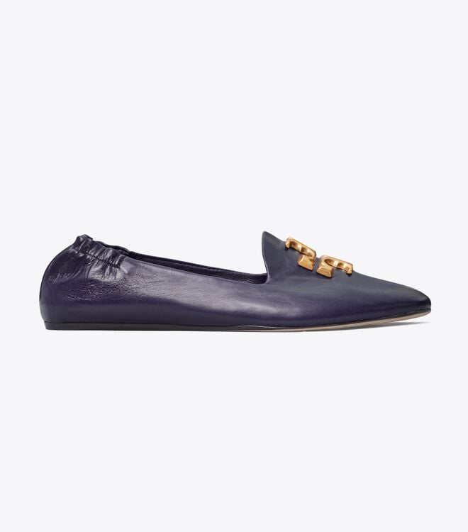 Women's Tory Burch Eleanor Loafers Royal Navy | YHUAWN-218 - Tory Burch Outlet Sale
