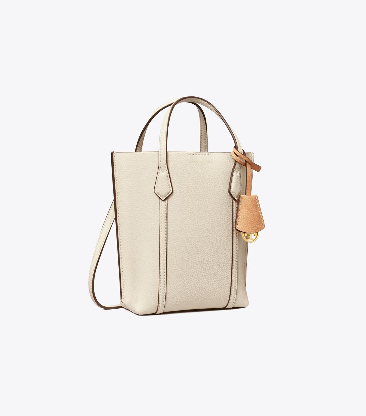 Women's Tory Burch Mini Perry Tote Bags White | LYNFZX-038 - Tory Burch Outlet Sale