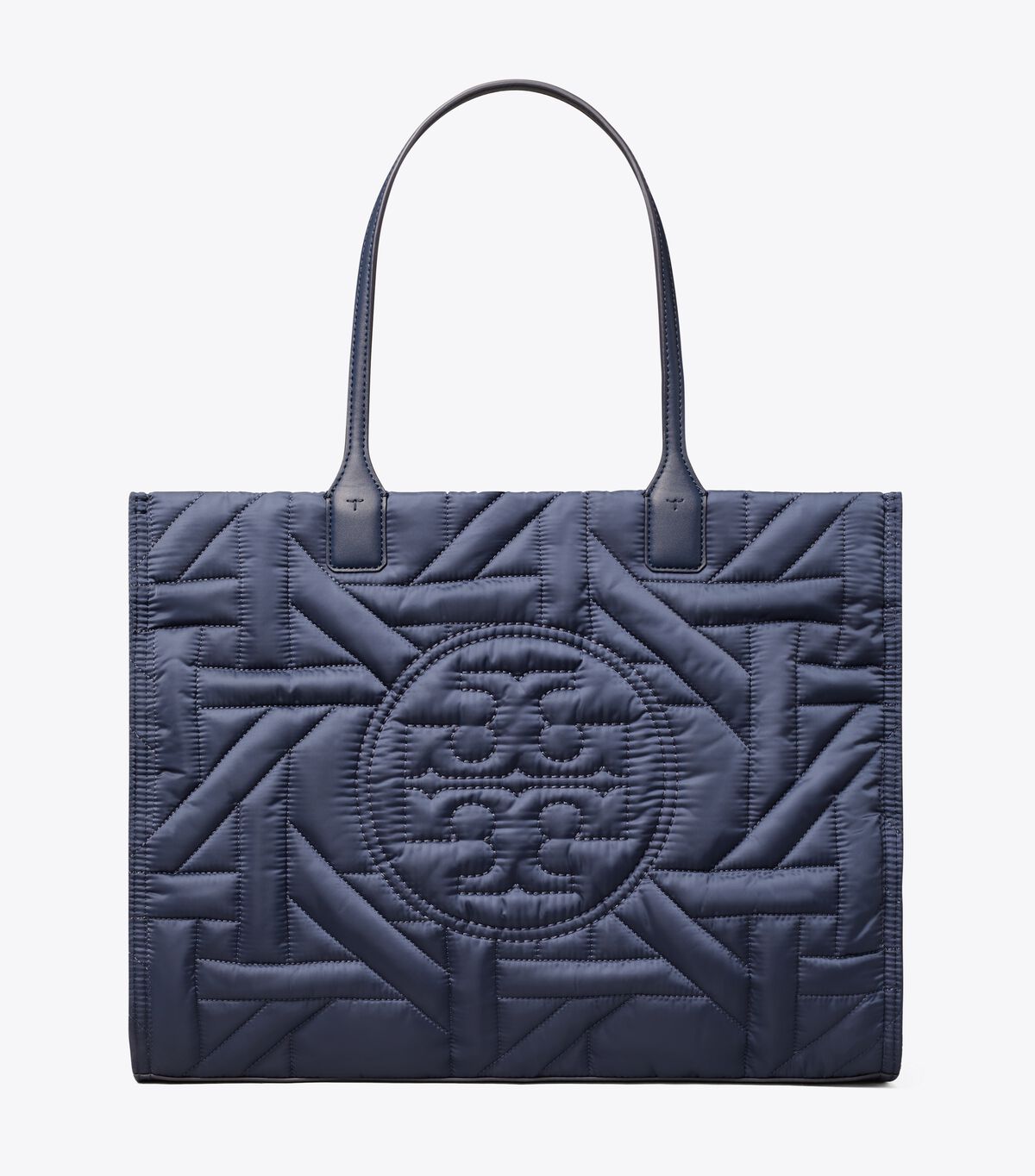 Women's Tory Burch Ella Basketweave Tote Bags Royal Navy | HTWIPQ-549 - Tory Burch Outlet Sale