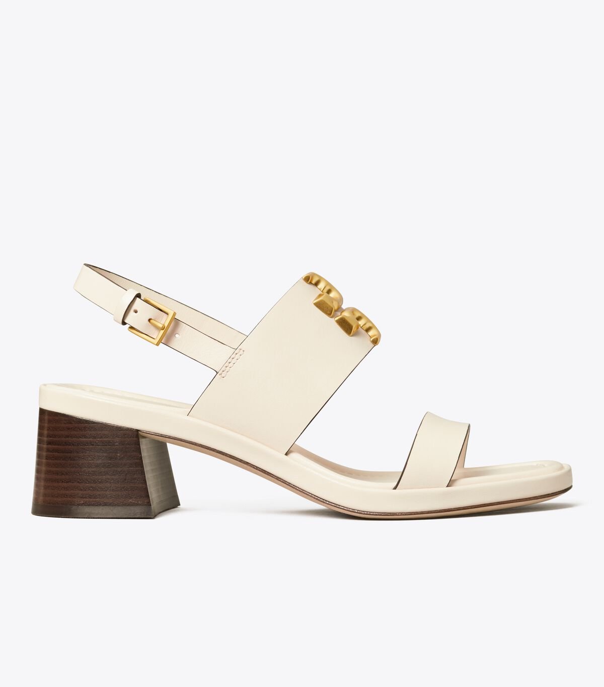 Women's Tory Burch Eleanor Heels Sandals White | SDEXGN-610 - Tory Burch Outlet Sale