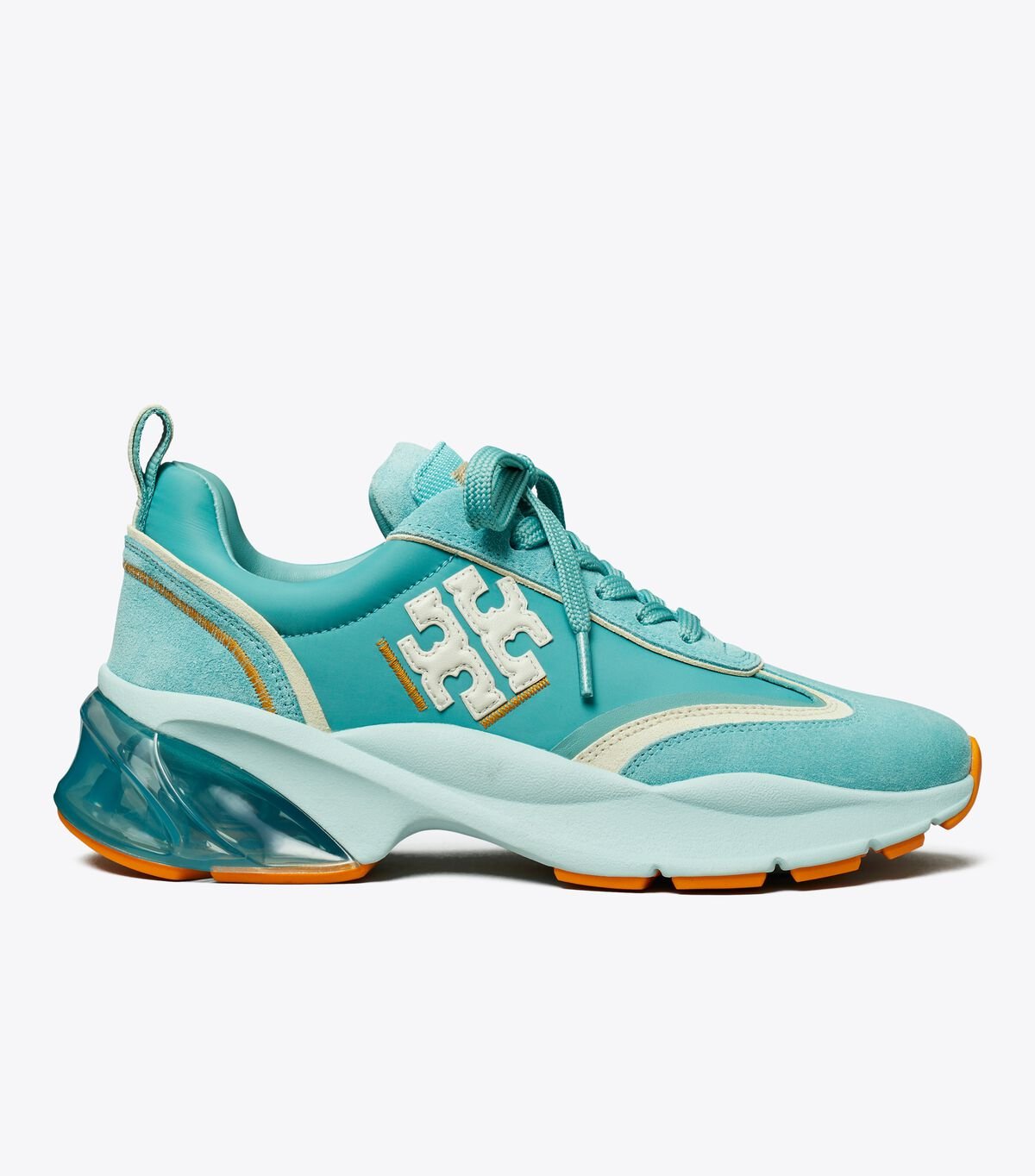 Women's Tory Burch Good Luck Sneakers Turquoise | PHVASC-120 - Tory Burch Outlet Sale