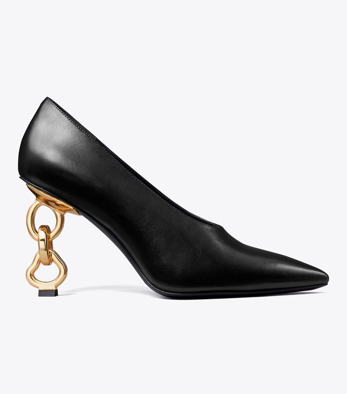 Women's Tory Burch Chain Pumps Black | MXQLHC-431 - Tory Burch Outlet Sale