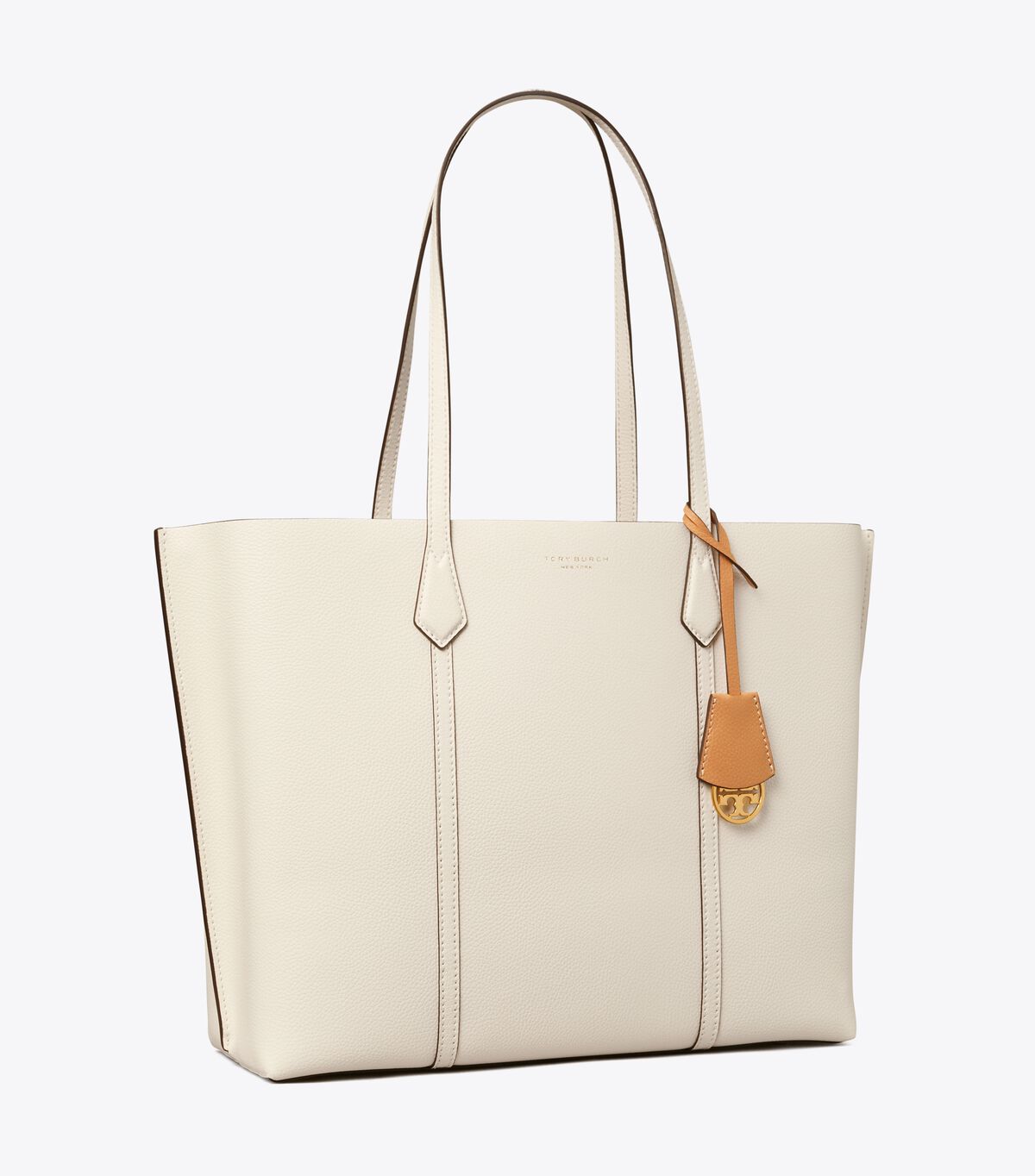 Women's Tory Burch Perry Triple-compartment Tote Bags White | HRMSQL-492 - Tory Burch Outlet Sale