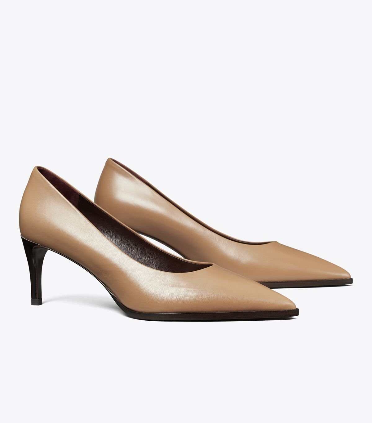 Women's Tory Burch Mid Heel Pumps Brown | SXKYIM-875 - Tory Burch Outlet Sale