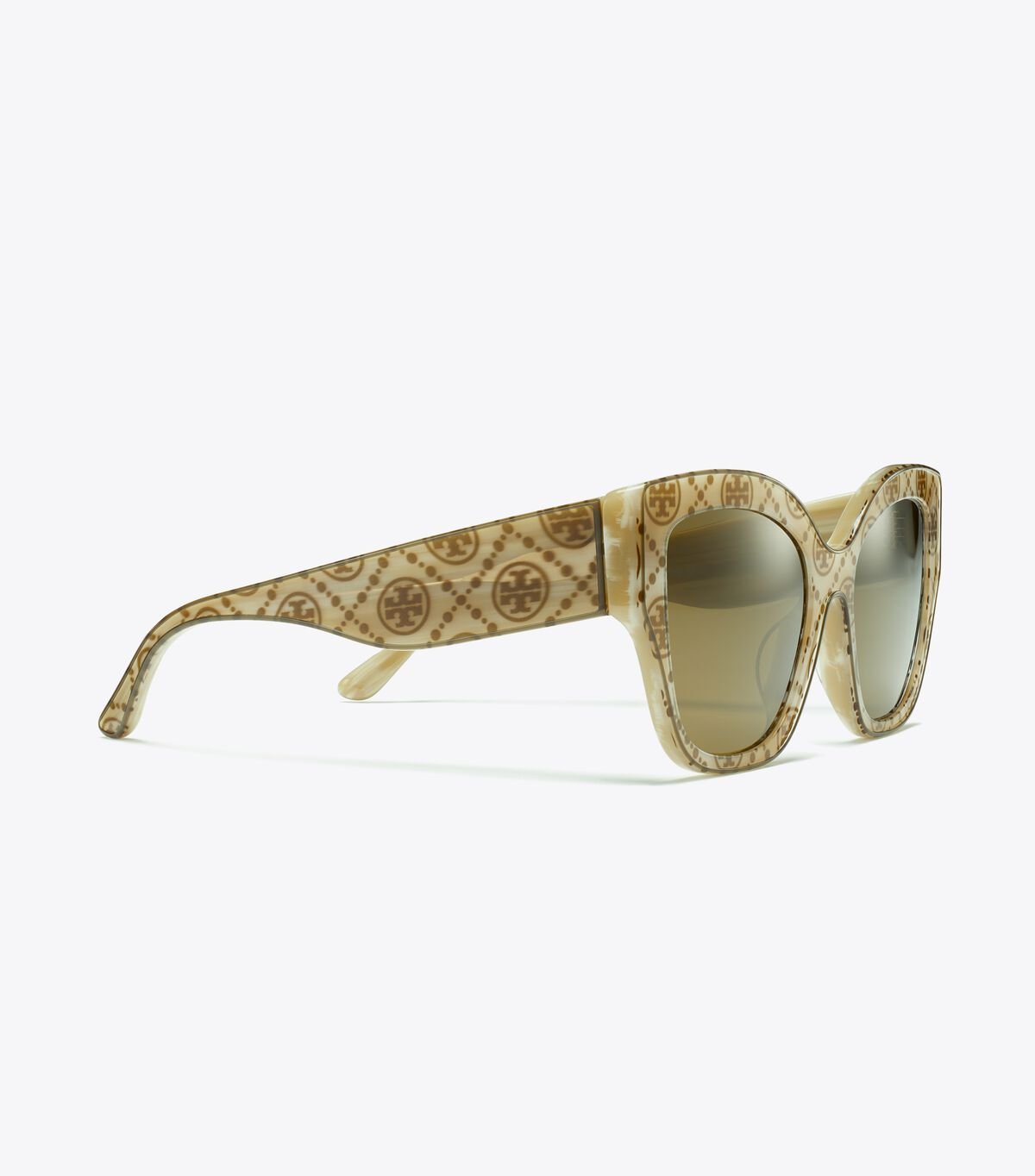 Women's Tory Burch Oversized Cat-eye Sunglasses Olive | YPWFOL-629 - Tory Burch Outlet Sale