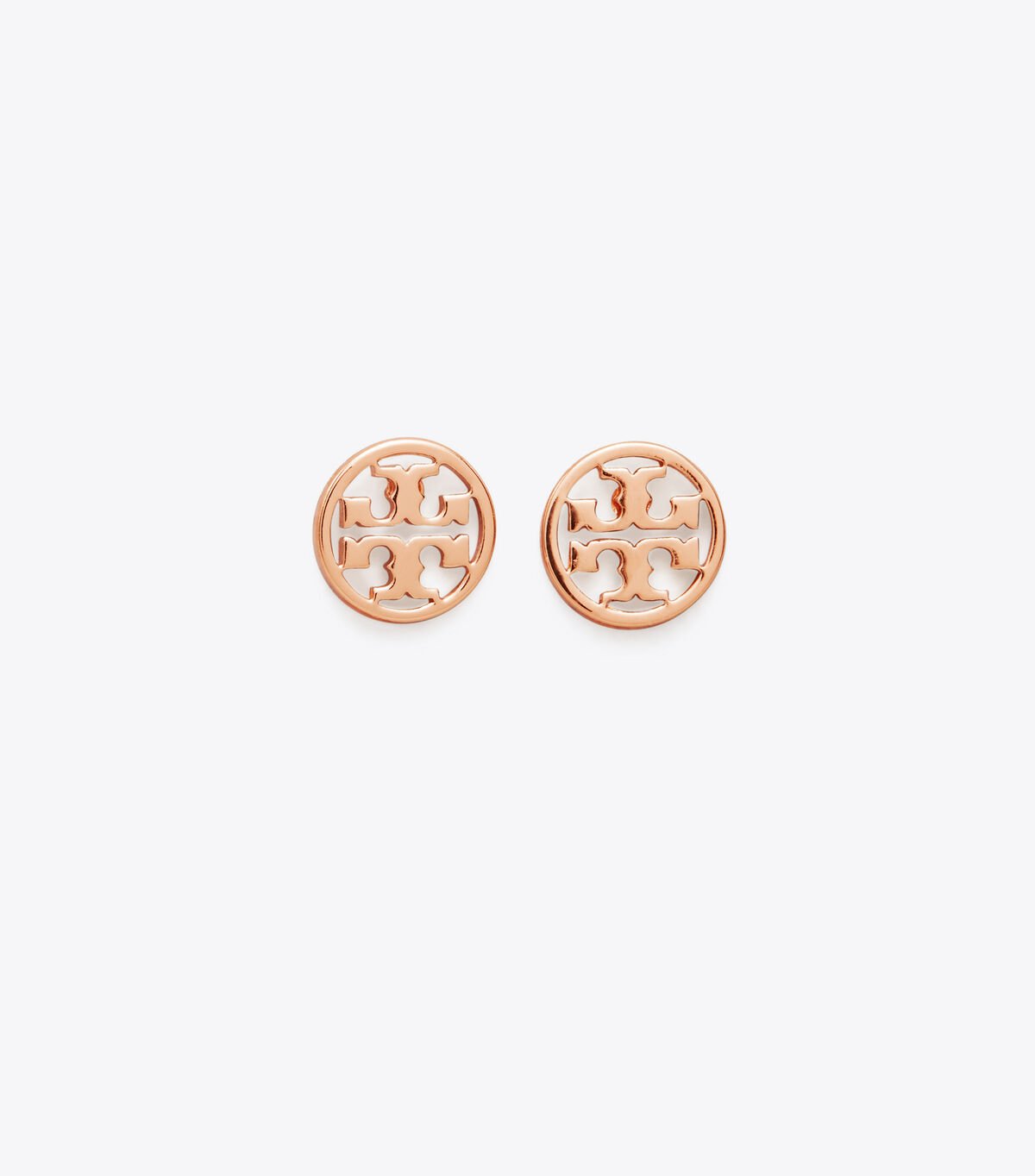 Women's Tory Burch Miller Stud Earrings Rose Gold | RTQCYV-329 - Tory Burch Outlet Sale