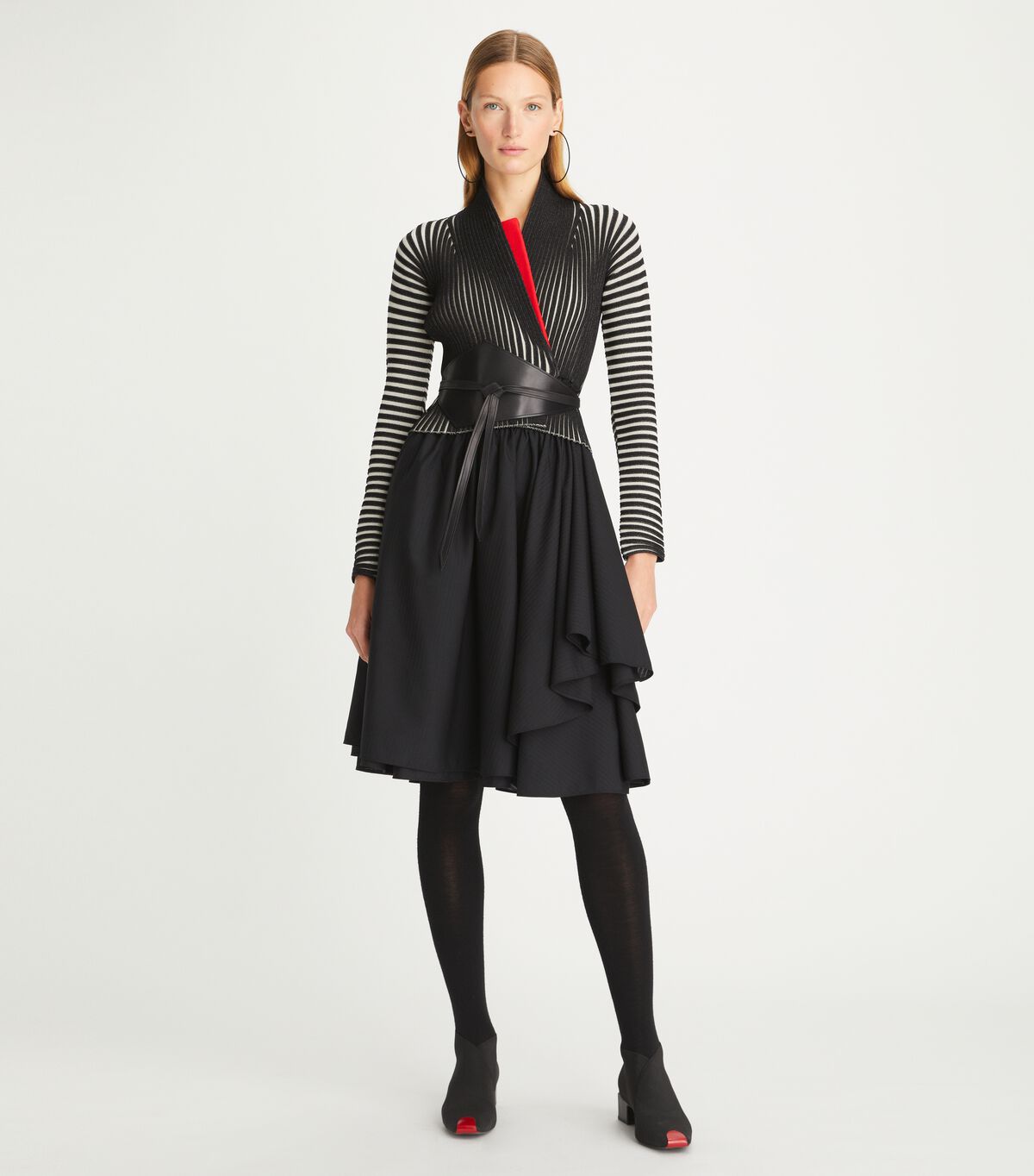Women's Tory Burch Mohair Skirts Black | TSYHZW-823 - Tory Burch Outlet Sale