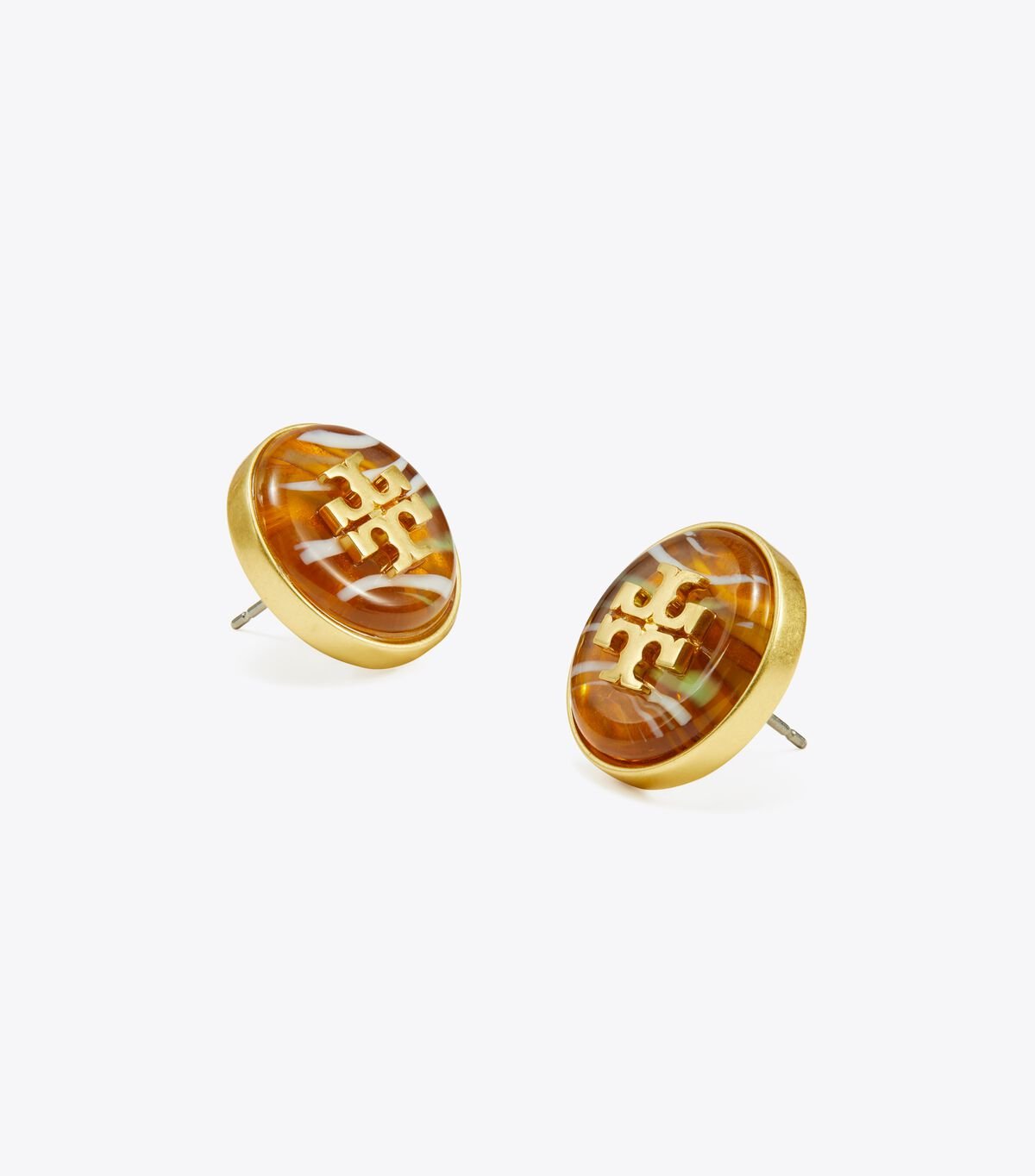 Women's Tory Burch Roxanne Marble Stud Earrings Multicolor | TALZIQ-713 - Tory Burch Outlet Sale