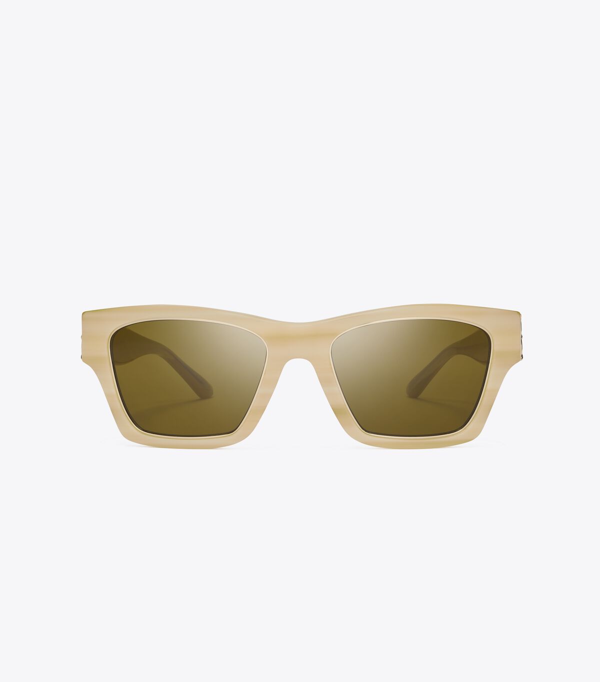 Women's Tory Burch Trace Sunglasses White / Olive | TOEGJP-534 - Tory Burch Outlet Sale