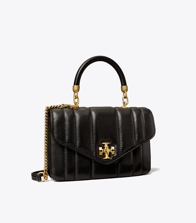 Women's Tory Burch Mini Kira Top- Handbag Black | MPOICH-795 - Tory Burch Outlet Sale