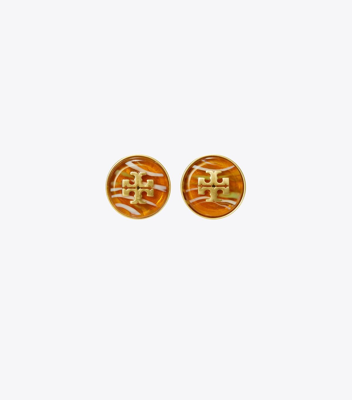 Women's Tory Burch Roxanne Marble Stud Earrings Multicolor | TALZIQ-713 - Tory Burch Outlet Sale