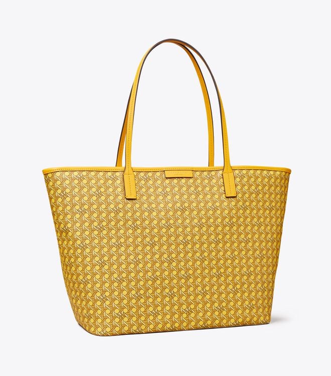 Women's Tory Burch Ever-ready Zip Tote Bags Yellow | KJAVZT-653 - Tory Burch Outlet Sale