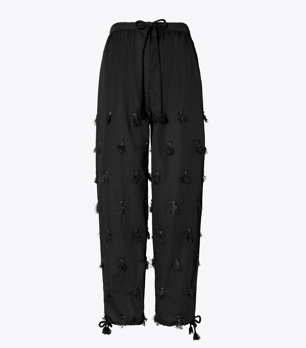 Women's Tory Burch Poplin Drawstring Pants Black | SXRTUG-184 - Tory Burch Outlet Sale