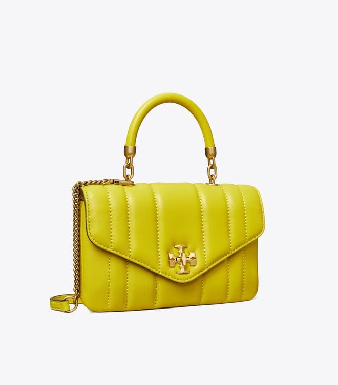 Women's Tory Burch Mini Kira Top- Handbag Yellow | WRCJIA-032 - Tory Burch Outlet Sale