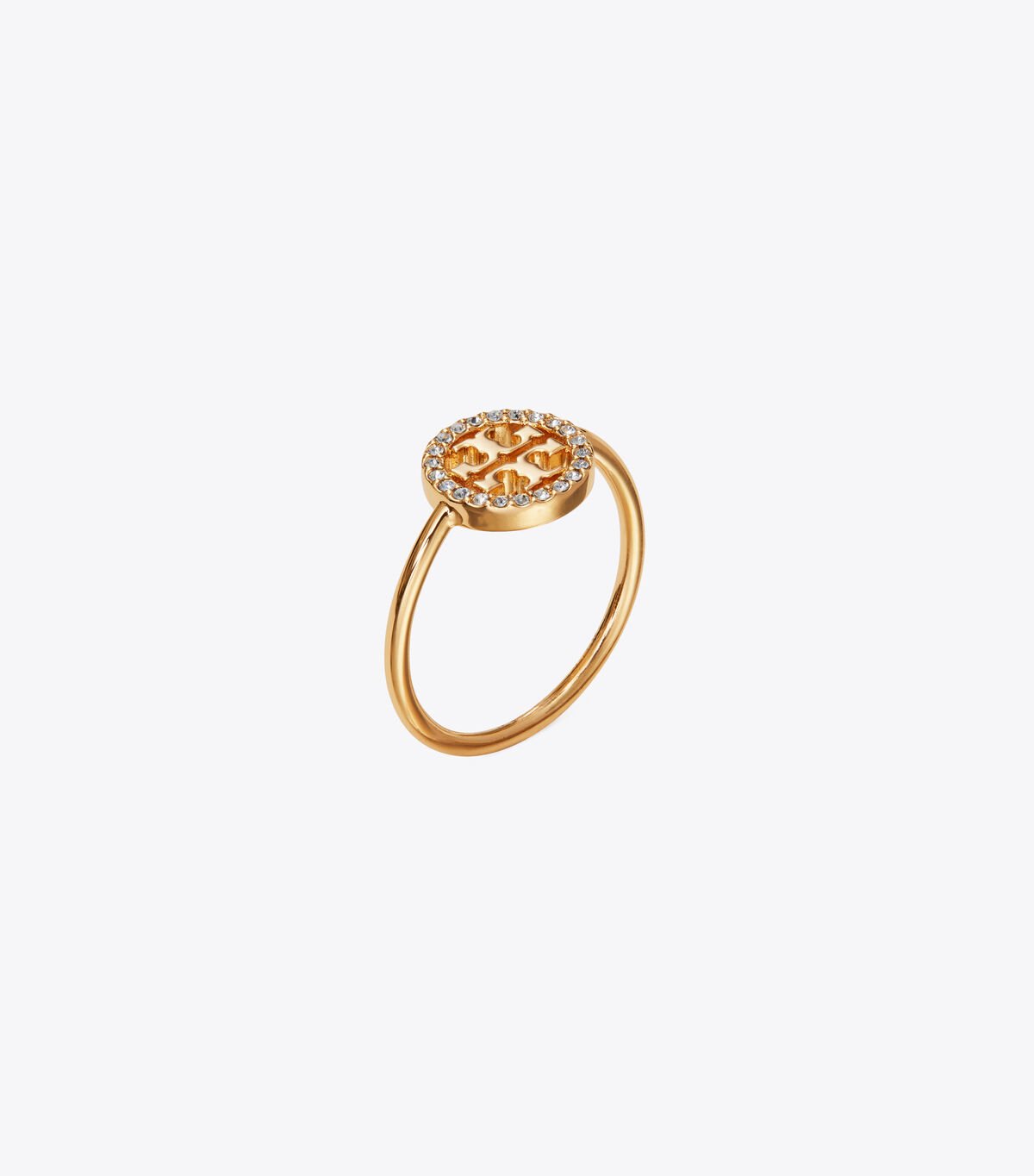 Women's Tory Burch Miller Pavé Delicate Ring Gold | PCAJZR-047 - Tory Burch Outlet Sale