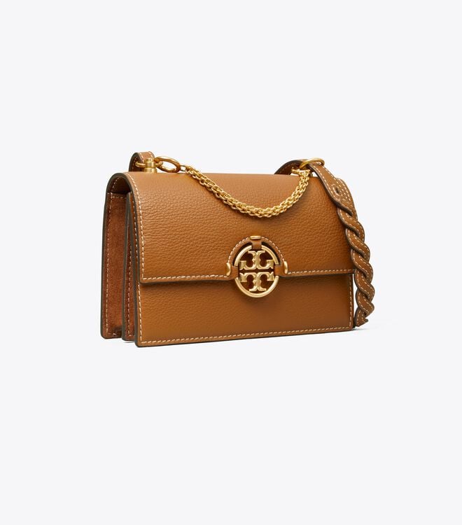 Women's Tory Burch Miller Mini Bags Light Brown | VJDCNM-465 - Tory Burch Outlet Sale